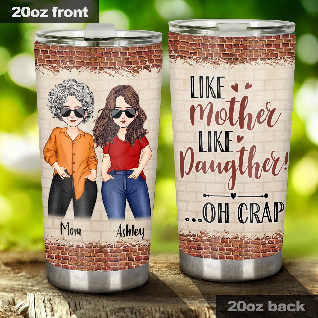 Personalized Tumbler for Mom Mother Daughter Tumbler Mothers