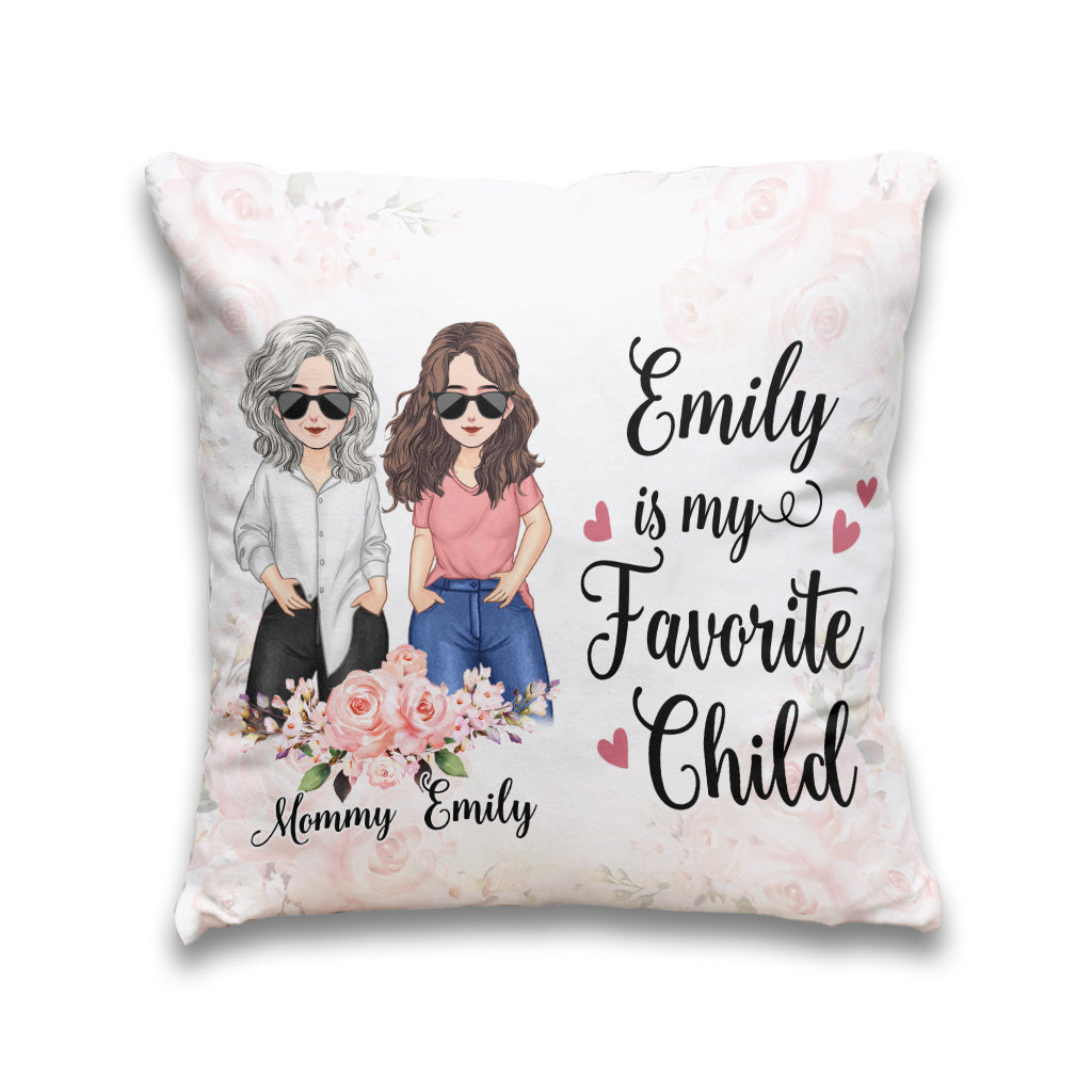 My Favorite Child - Personalized Mother's day Mother Throw Pillow