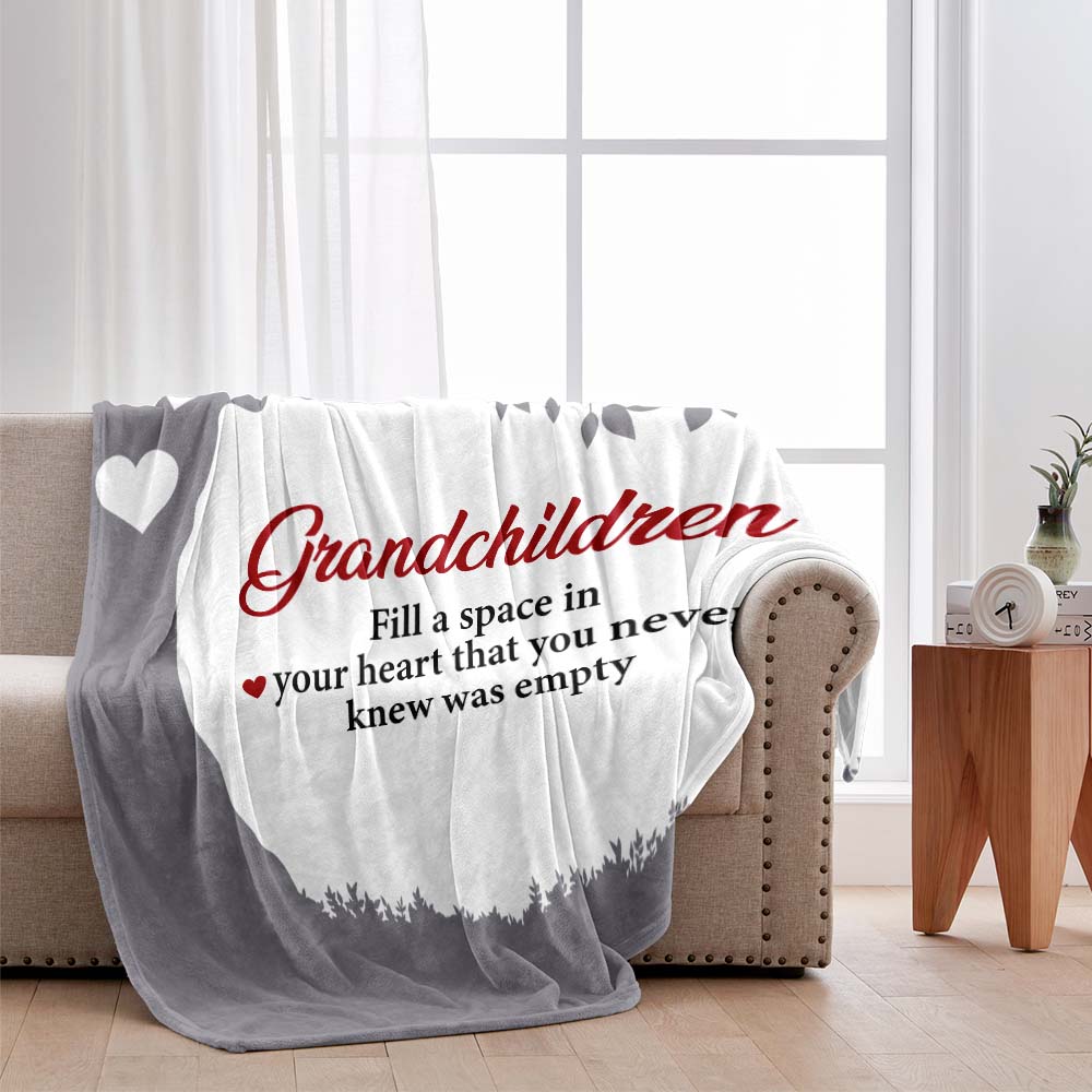 Fill A Space - Personalized Mother's Day Grandma Blanket