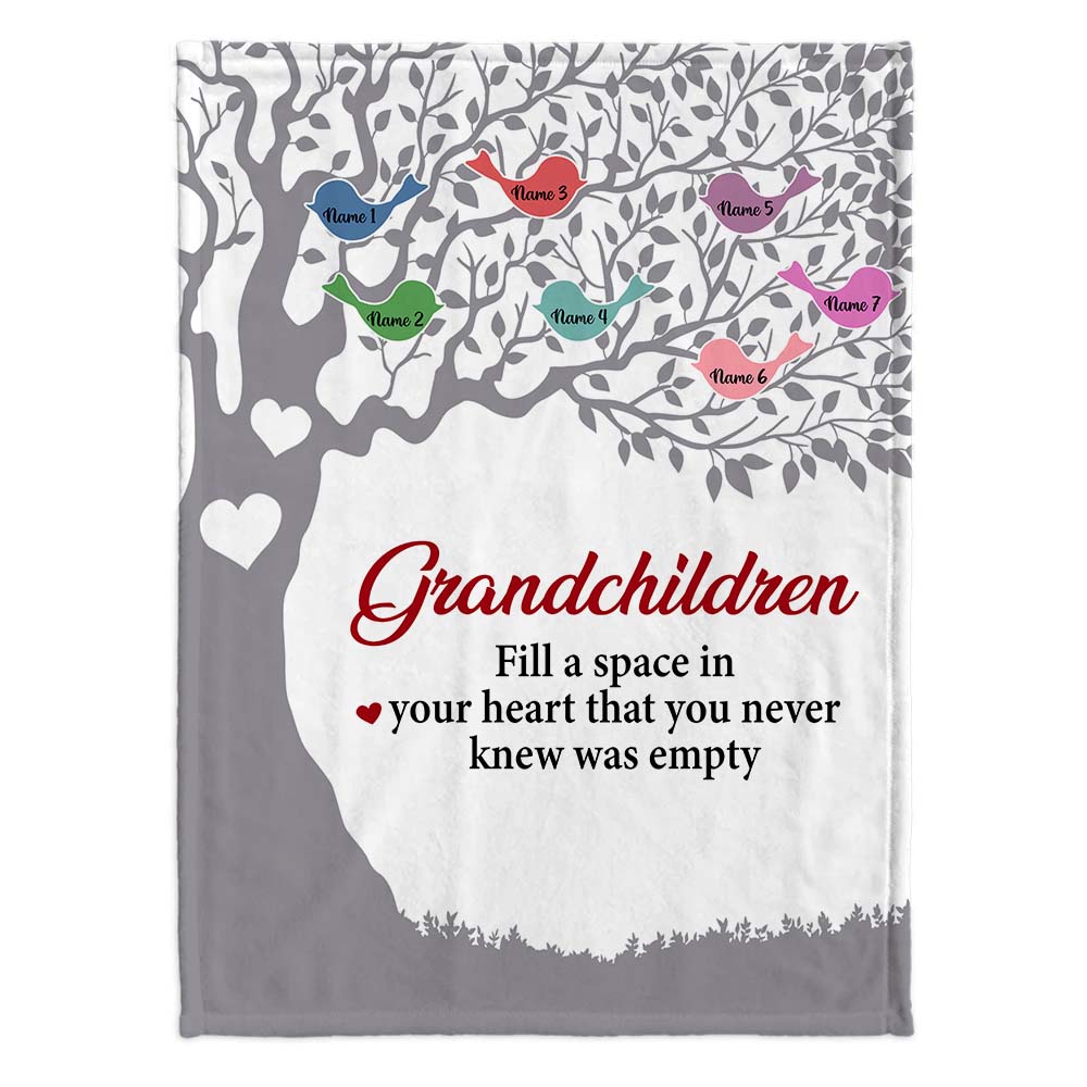 Fill A Space - Personalized Mother's Day Grandma Blanket