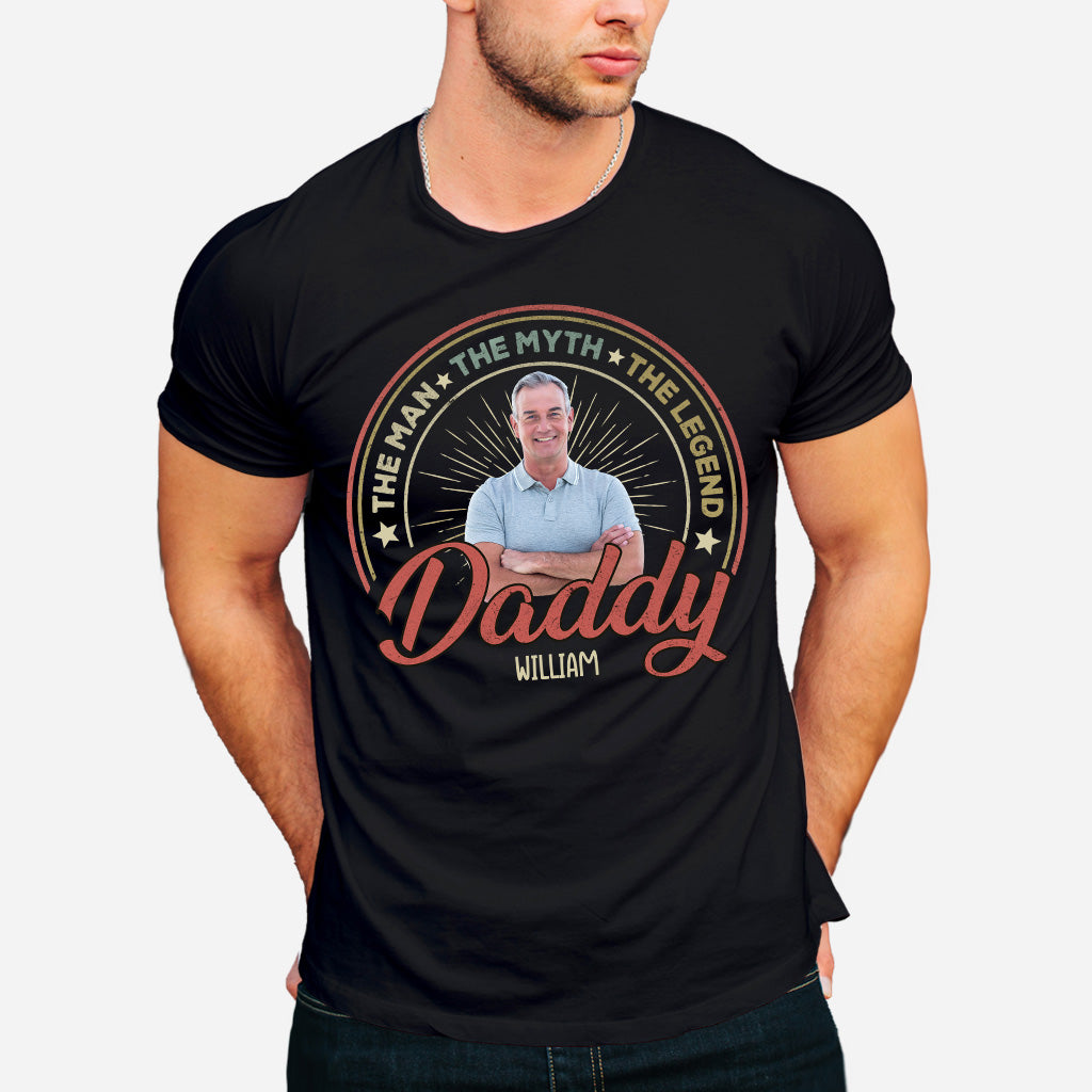 The Man The Myth The Legend - Gift for dad, grandpa - Personalized T-shirt And Hoodie