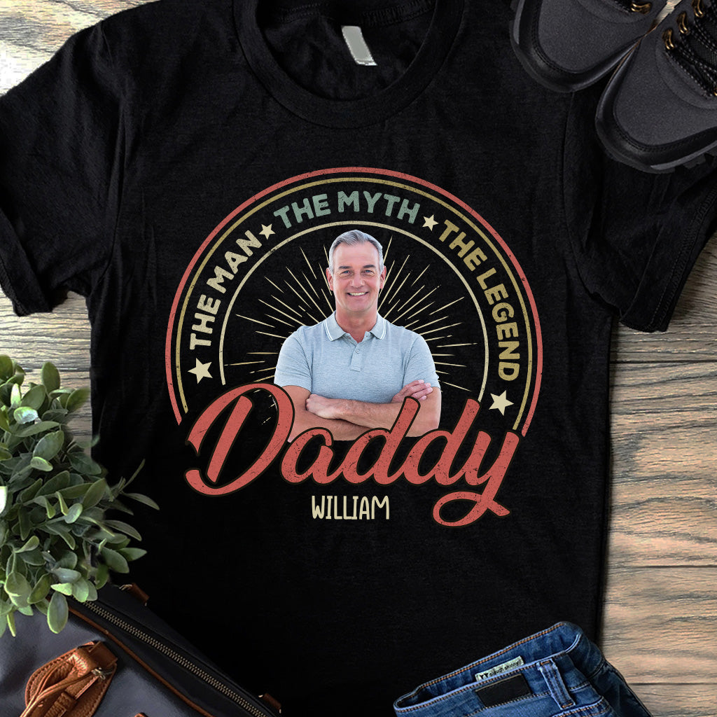 The Man The Myth The Legend - Gift for dad, grandpa - Personalized T-shirt And Hoodie