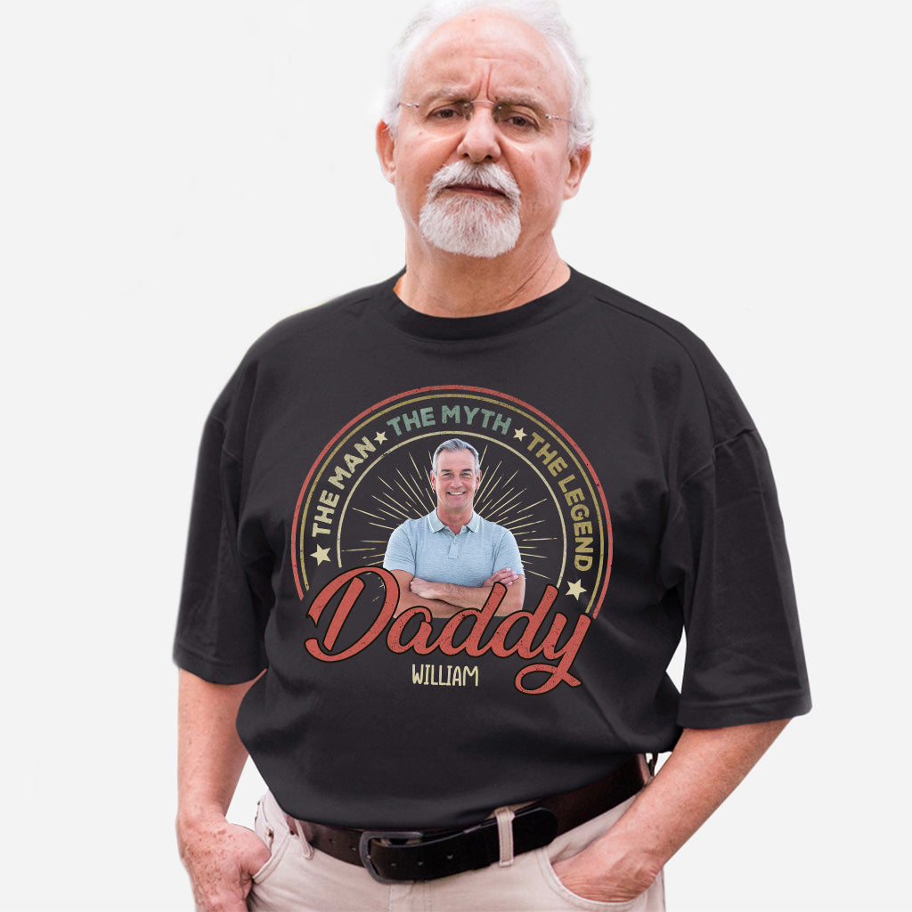 The Man The Myth The Legend - Gift for dad, grandpa - Personalized T-shirt And Hoodie