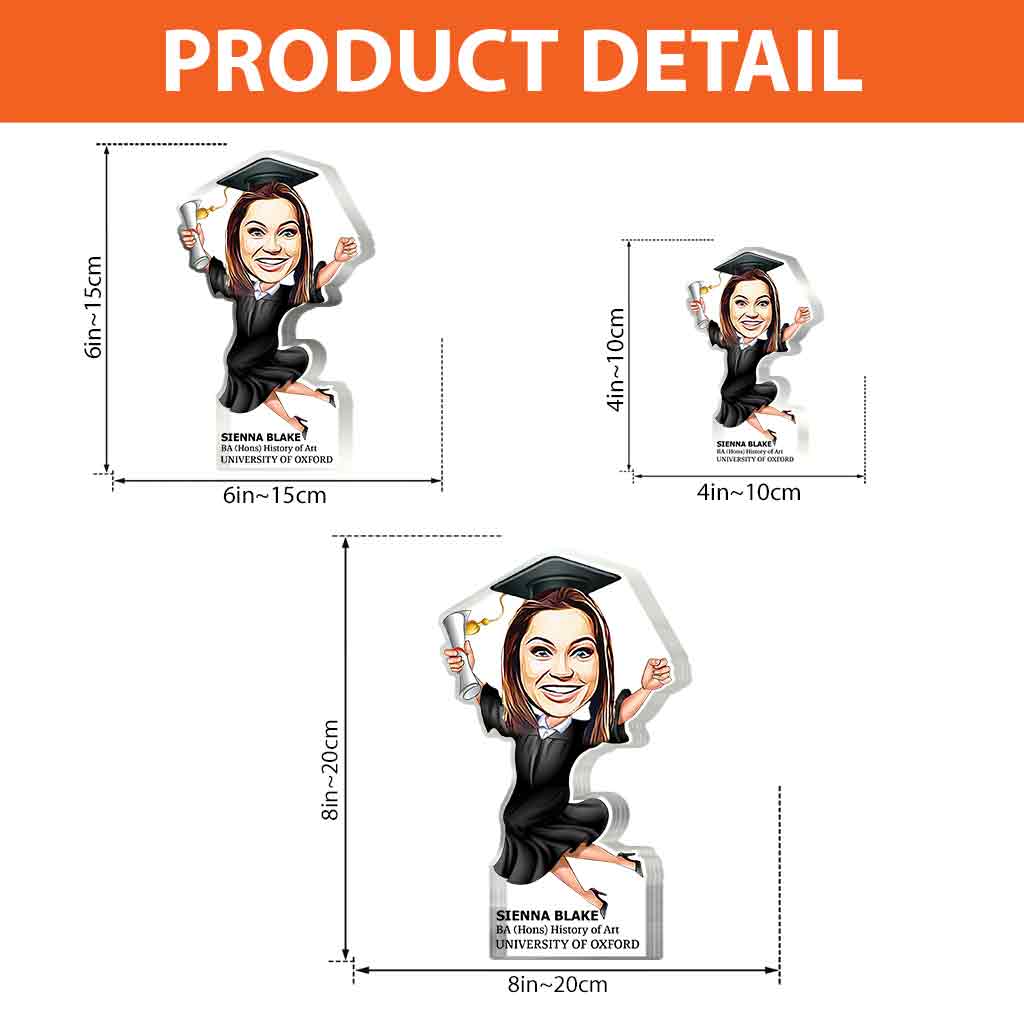 Special Graduation Gifts - Personalized Graduation Custom Shaped Acrylic Plaque