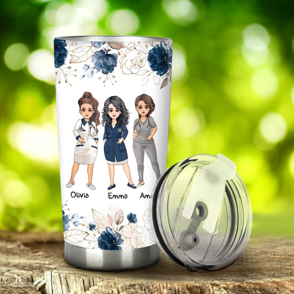 Discover Chance Made Us Colleagues - Personalized Nurse Tumbler