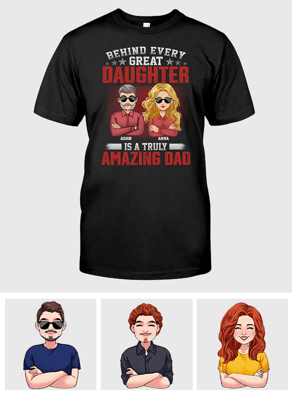 A Truly Amazing Dad - Personalized Father's Day Father T-shirt and Hoodie
