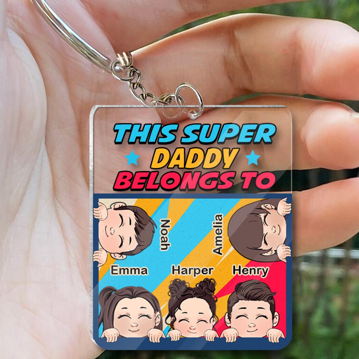 Annoy You For The Foreseeable Future - Personalized Father's Day Father Transparent Keychain