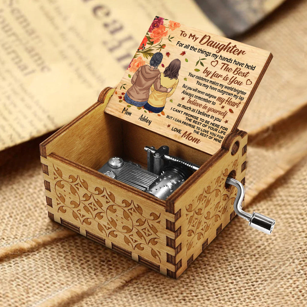 Love You The Rest Of Mine - Personalized Mother's day Mother Hand Crank Music Box