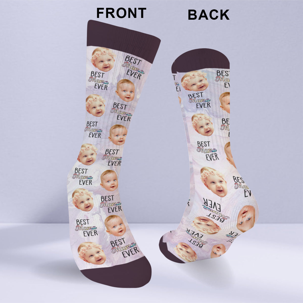 Best Grandma Mom Ever - Gift for mom, mom, grandma, aunt - Personalized Socks