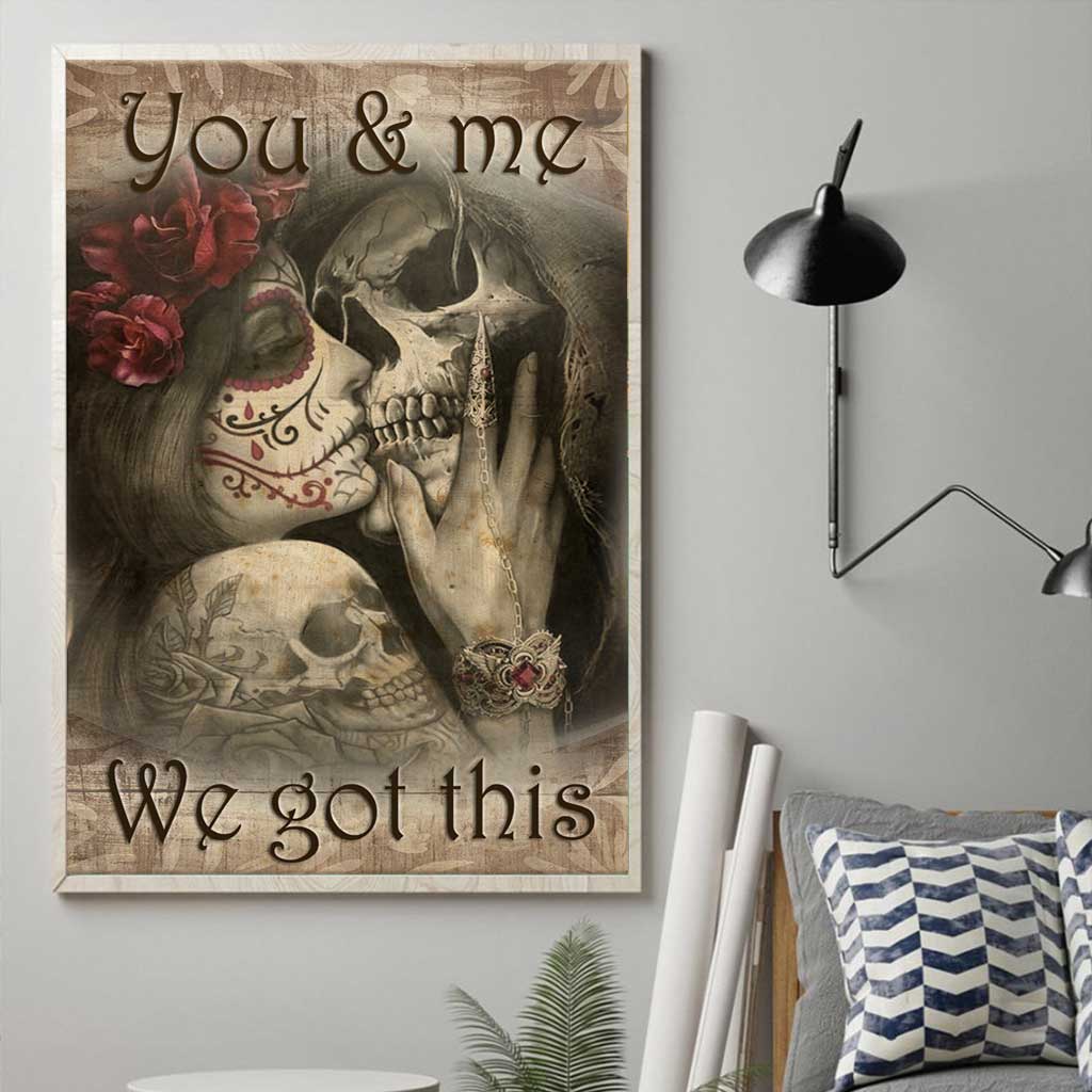 You And Me - Skull Poster 062021