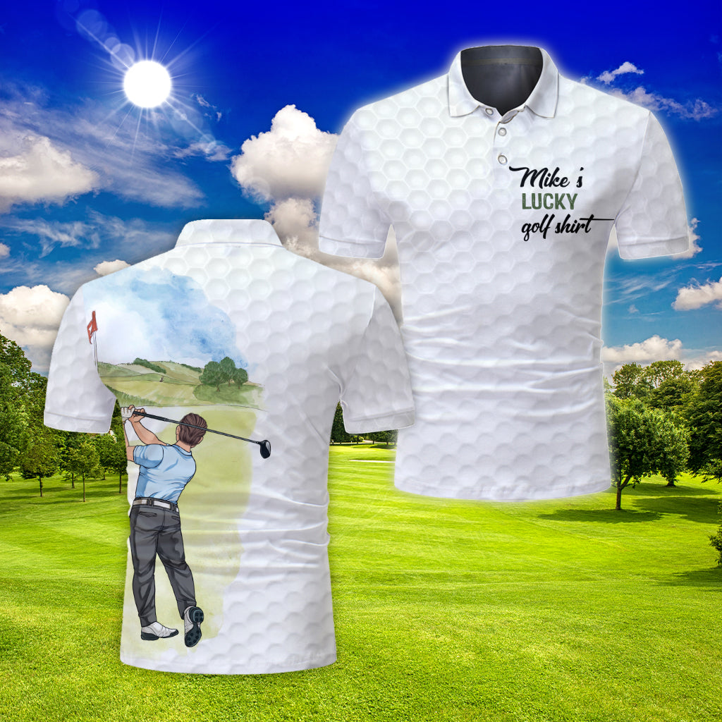 My Lucky Golf Shirt - Personalized Golf Polo Shirt