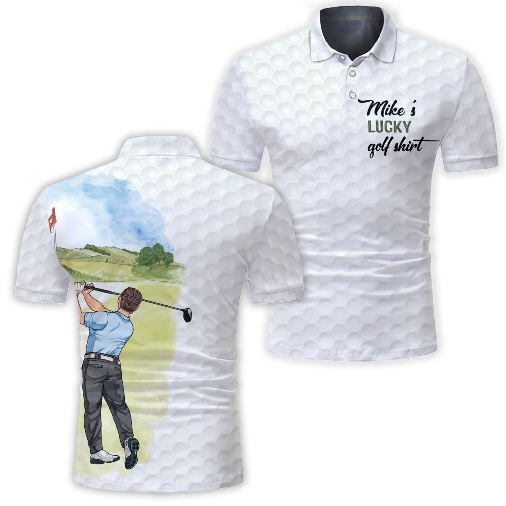 My Lucky Golf Shirt - Personalized Golf Polo Shirt