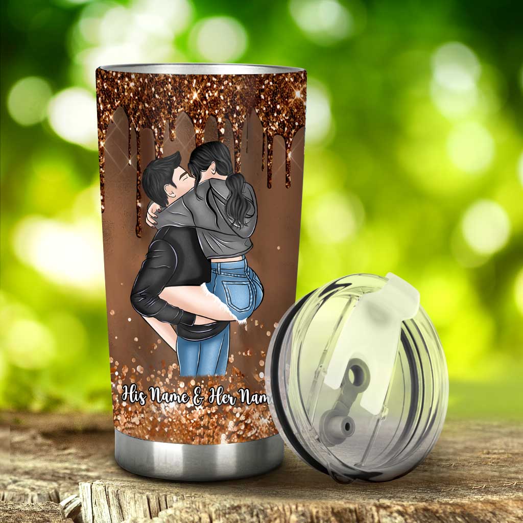 Perfect Idiot - Personalized Couple Couple Tumbler