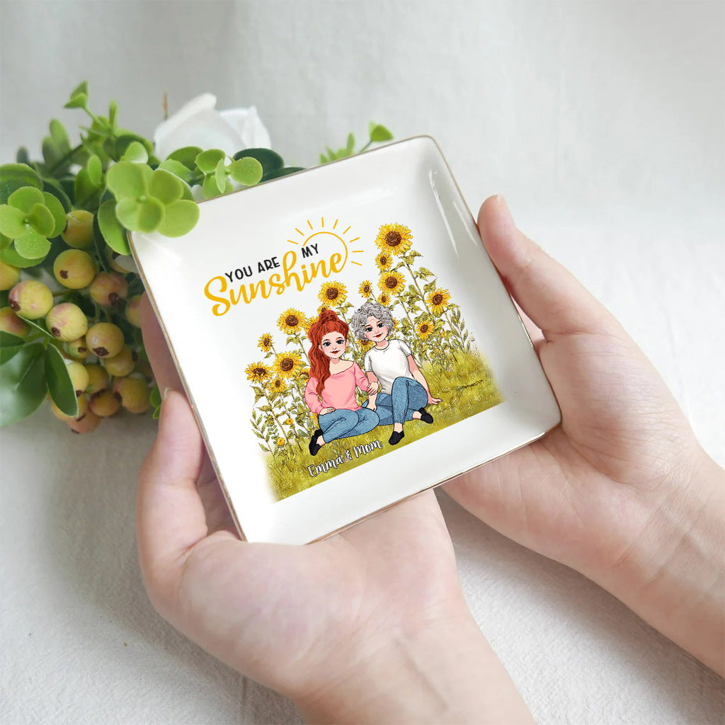 You Are My Sunshine - Personalized Mother's day Mother Jewelry Dish