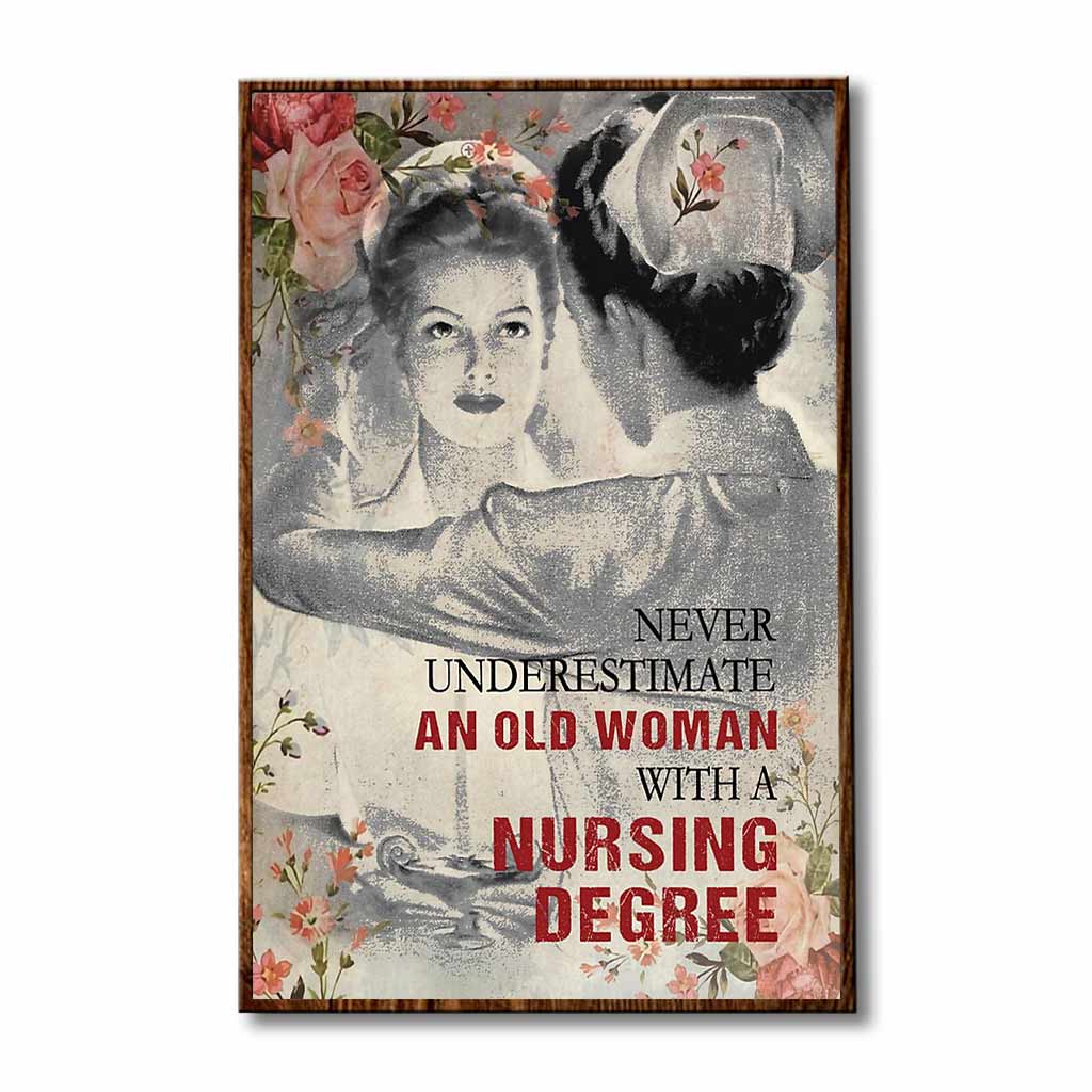 Never Underestimate - Nurse Poster 062021