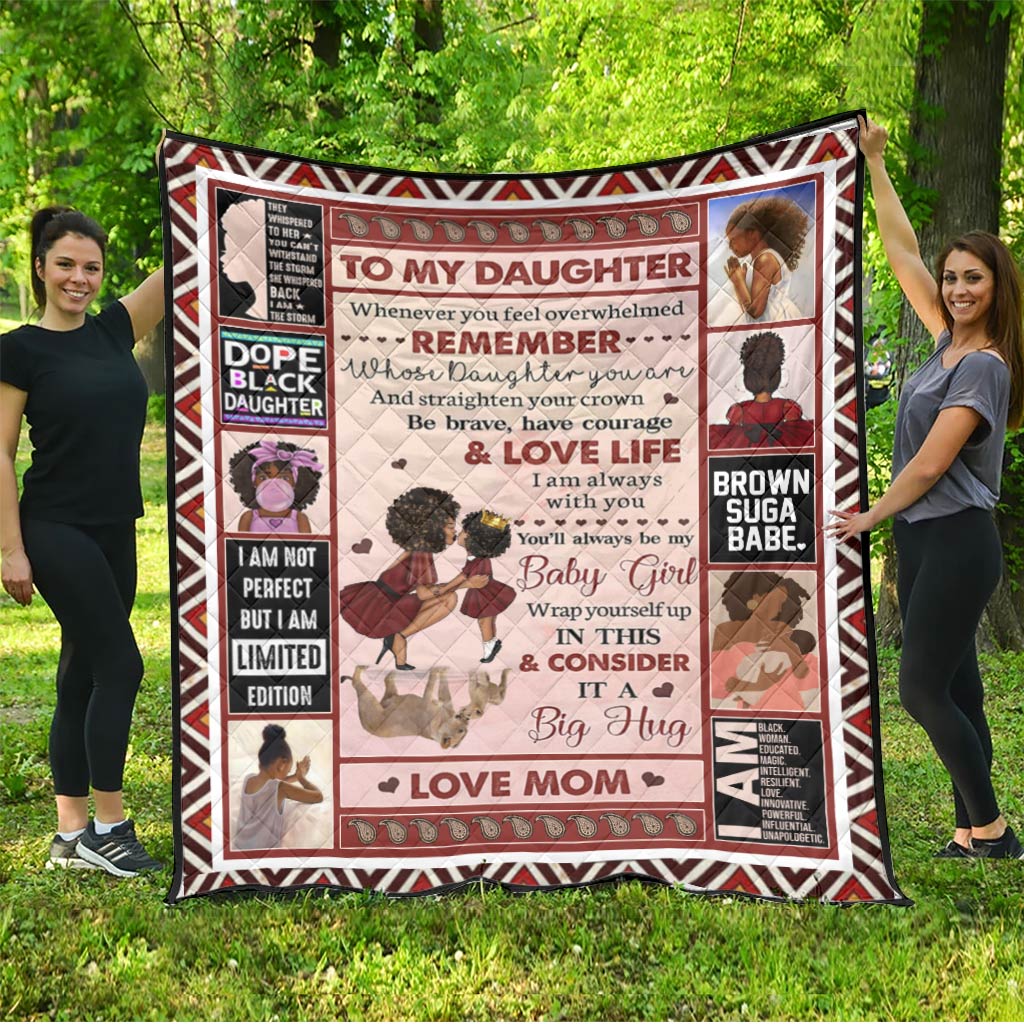 To My Daughter - African American Quilt 0621