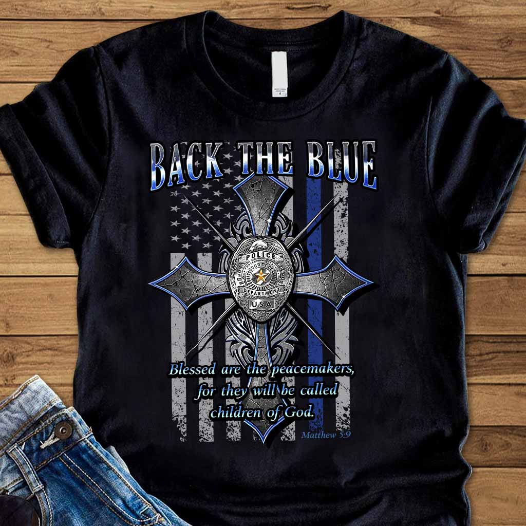 Blue Line - Police Officer T-shirt And Hoodie 0621