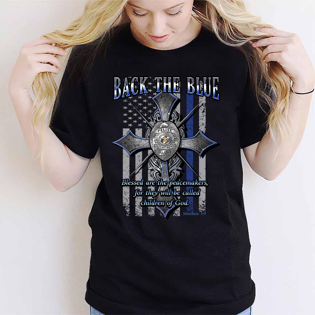 Blue Line - Police Officer T-shirt And Hoodie 0621