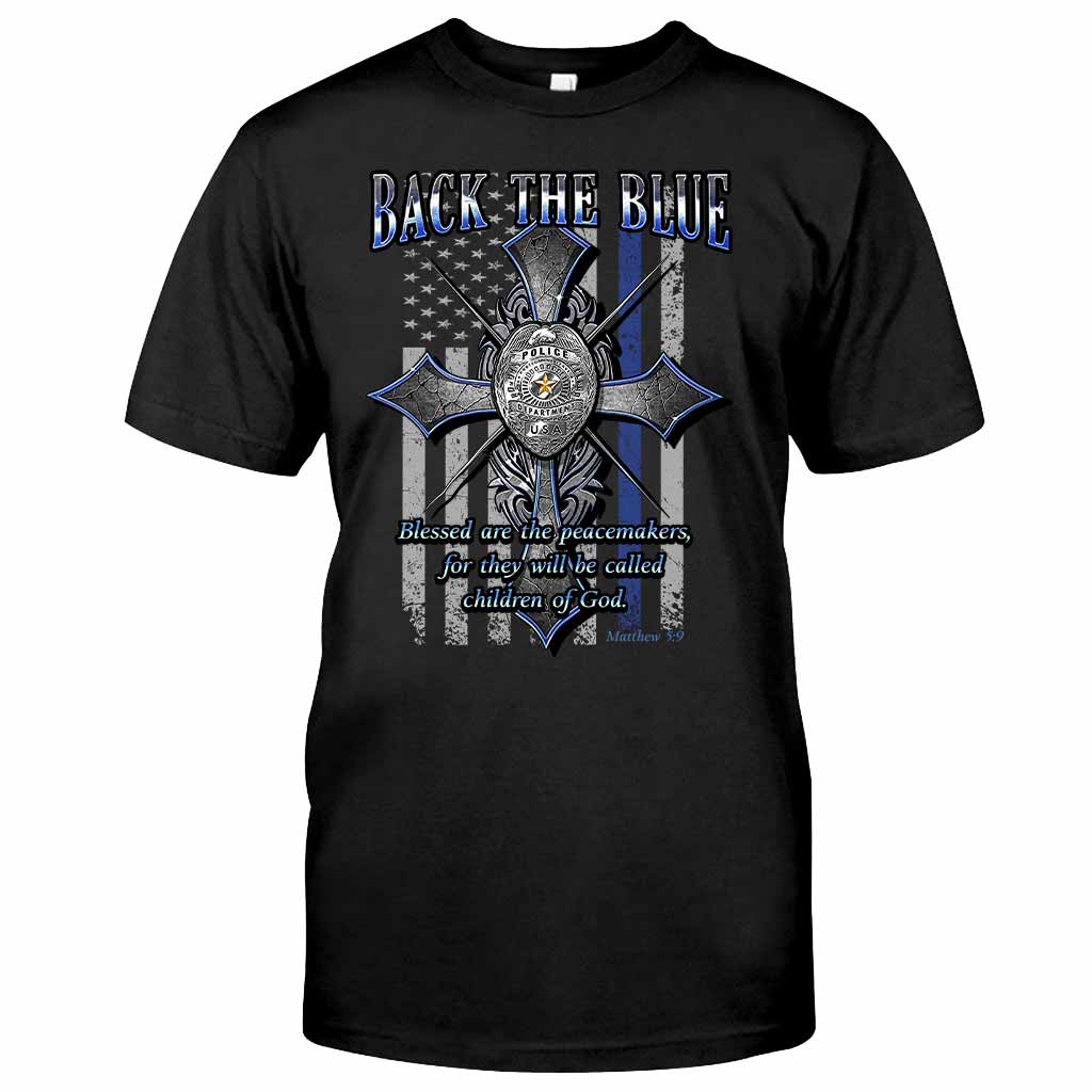 Blue Line - Police Officer T-shirt And Hoodie 0621