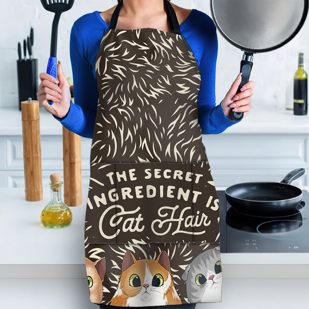 Secret Ingredient Cat Hair - Personalized Baking Apron