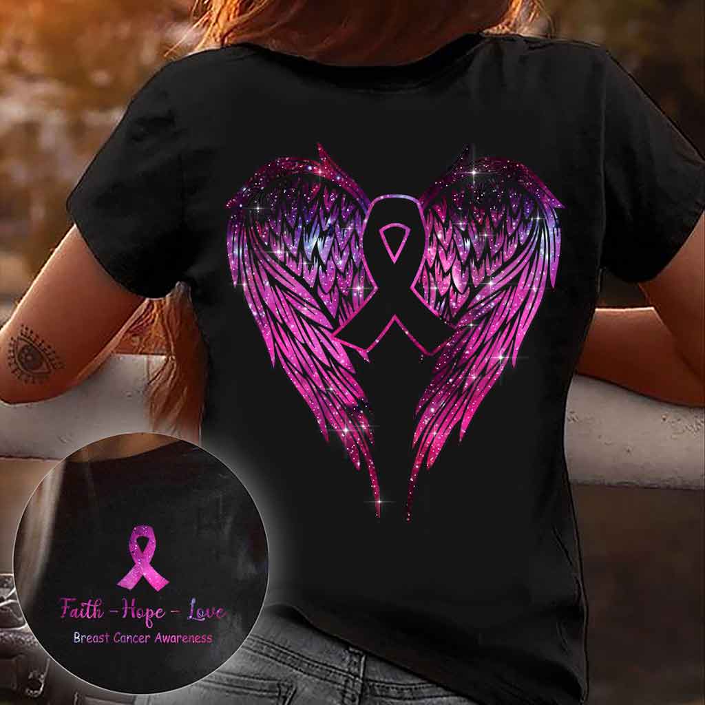 Wings - Breast Cancer Awareness T-shirt And Hoodie 072021