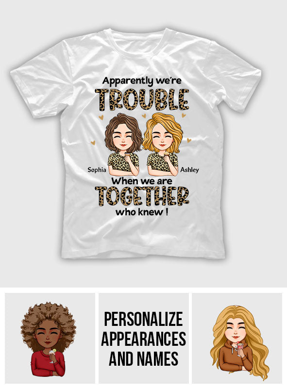 Partners In Crime - Personalized Bestie T-shirt and Hoodie