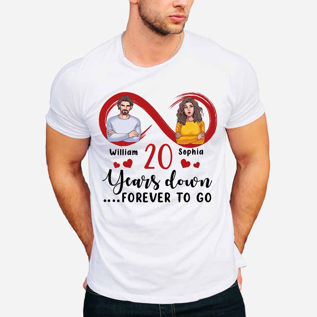 Forever To Go - Personalized Couple T-shirt and Hoodie