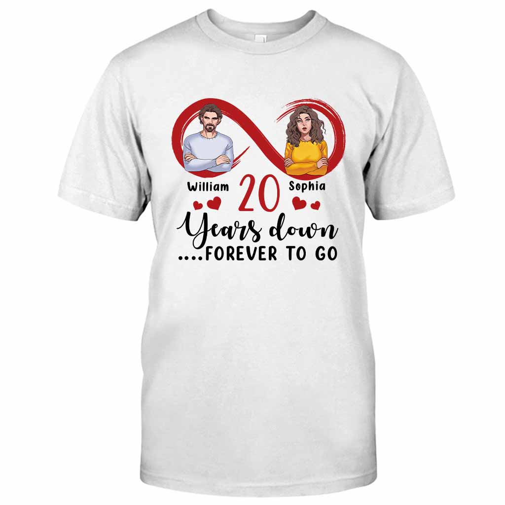 Forever To Go - Personalized Couple T-shirt and Hoodie