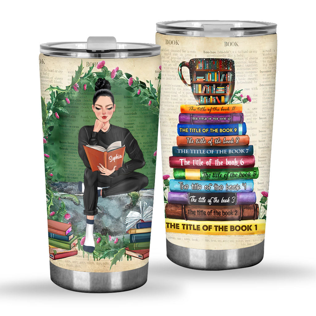 Just A Girl Who Loves Books - Personalized Book Tumbler