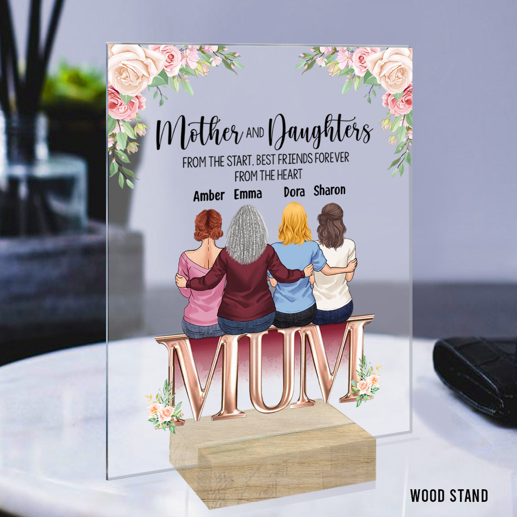 Personalized Acrylic Plaque Mother and Children Best Friends Gifts
