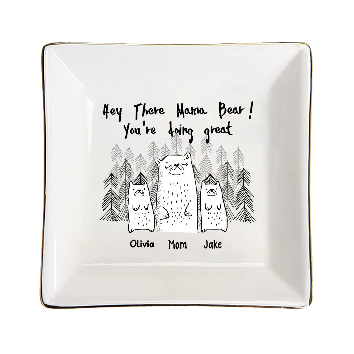 You're Doing Great - Personalized Mother's Day Mother Jewelry Dish