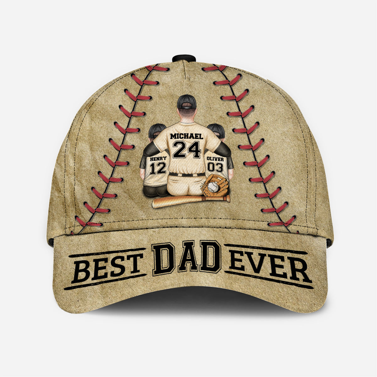 Best Dad Ever - Personalized Baseball Classic Cap