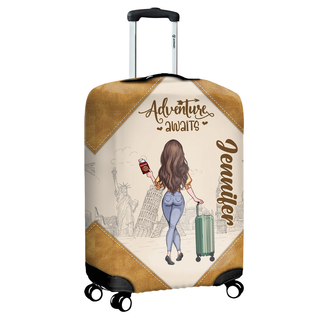 Collect Moments Not Things - Personalized Travelling Luggage Cover