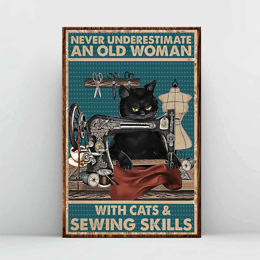 Old Woman - Sewing Poster 062021
