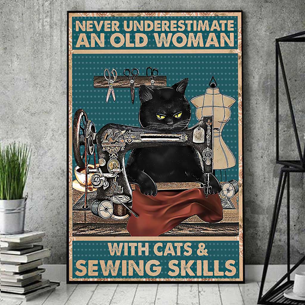 Old Woman - Sewing Poster 062021