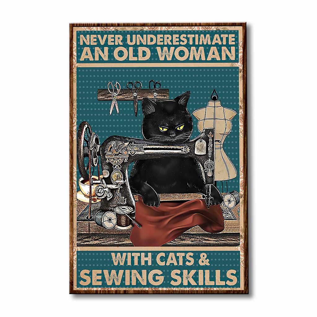 Old Woman - Sewing Poster 062021