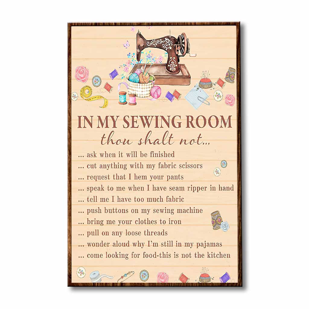 Sewing Rules  - Sewing Poster 062021