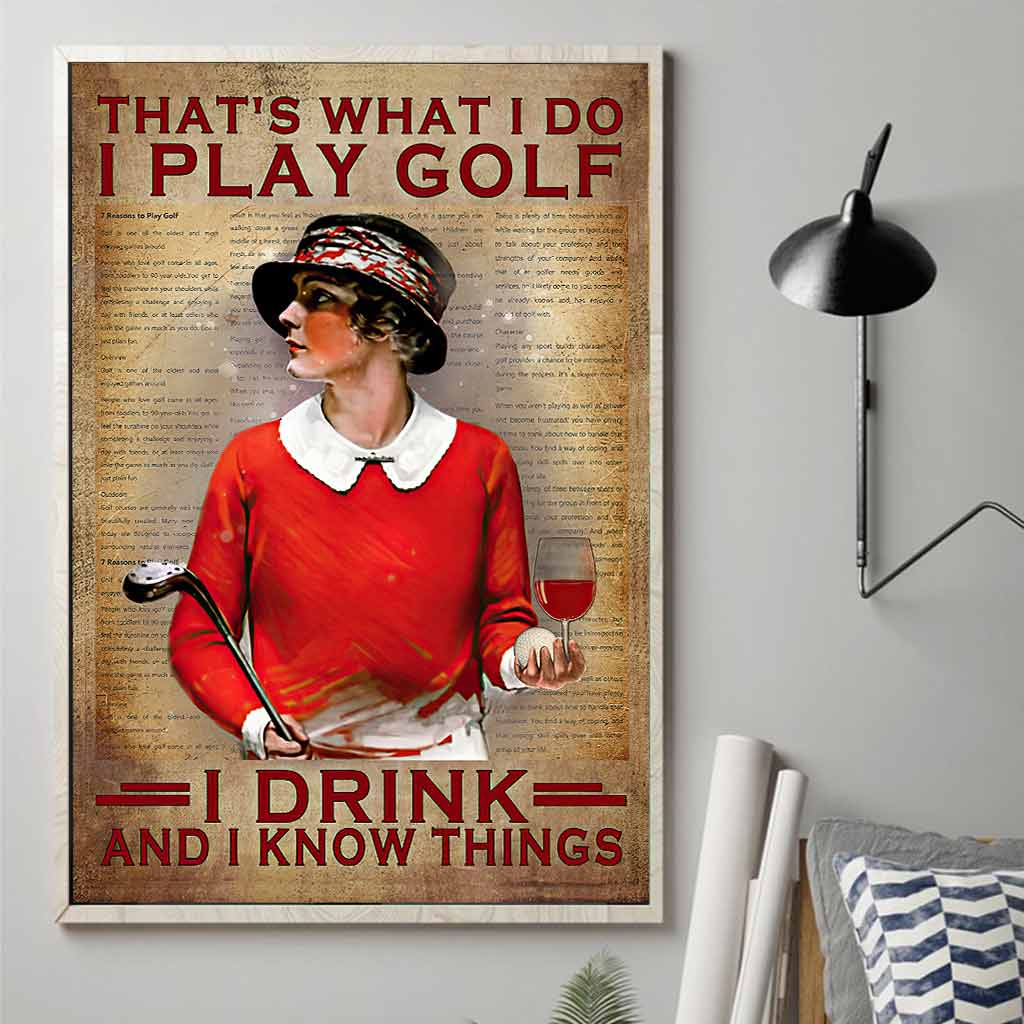 That's What I Do - Golf Poster 062021