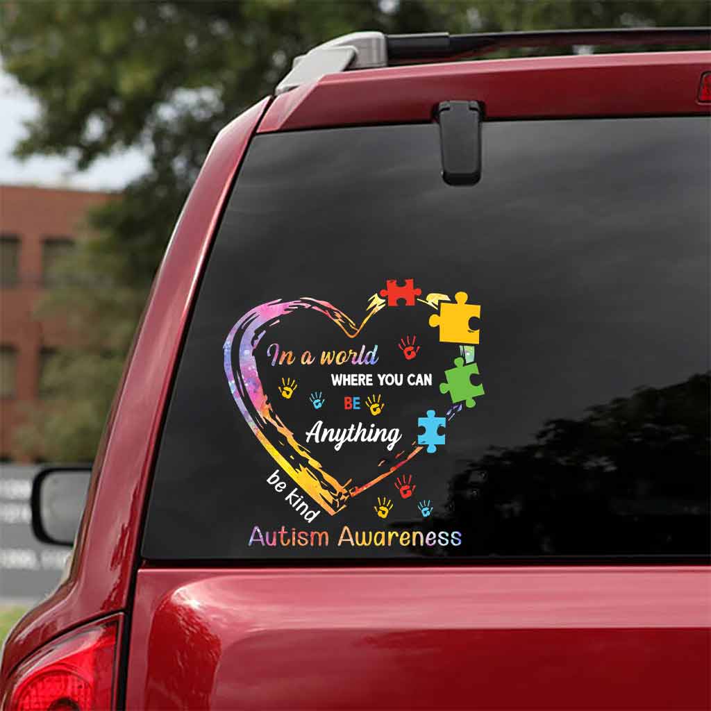 Be Kind - Autism Awareness Decal Full 062021