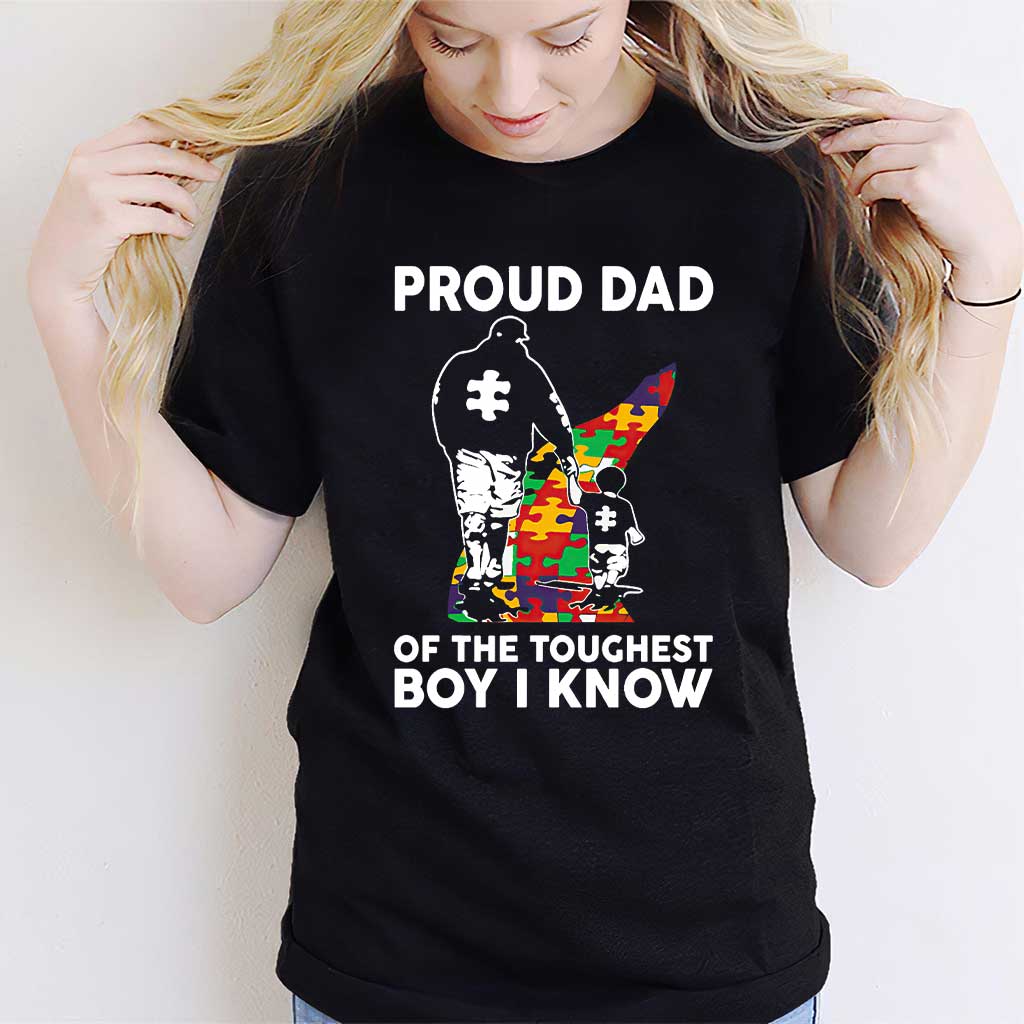 Proud Dad - Autism Awareness T-shirt And Hoodie 062021