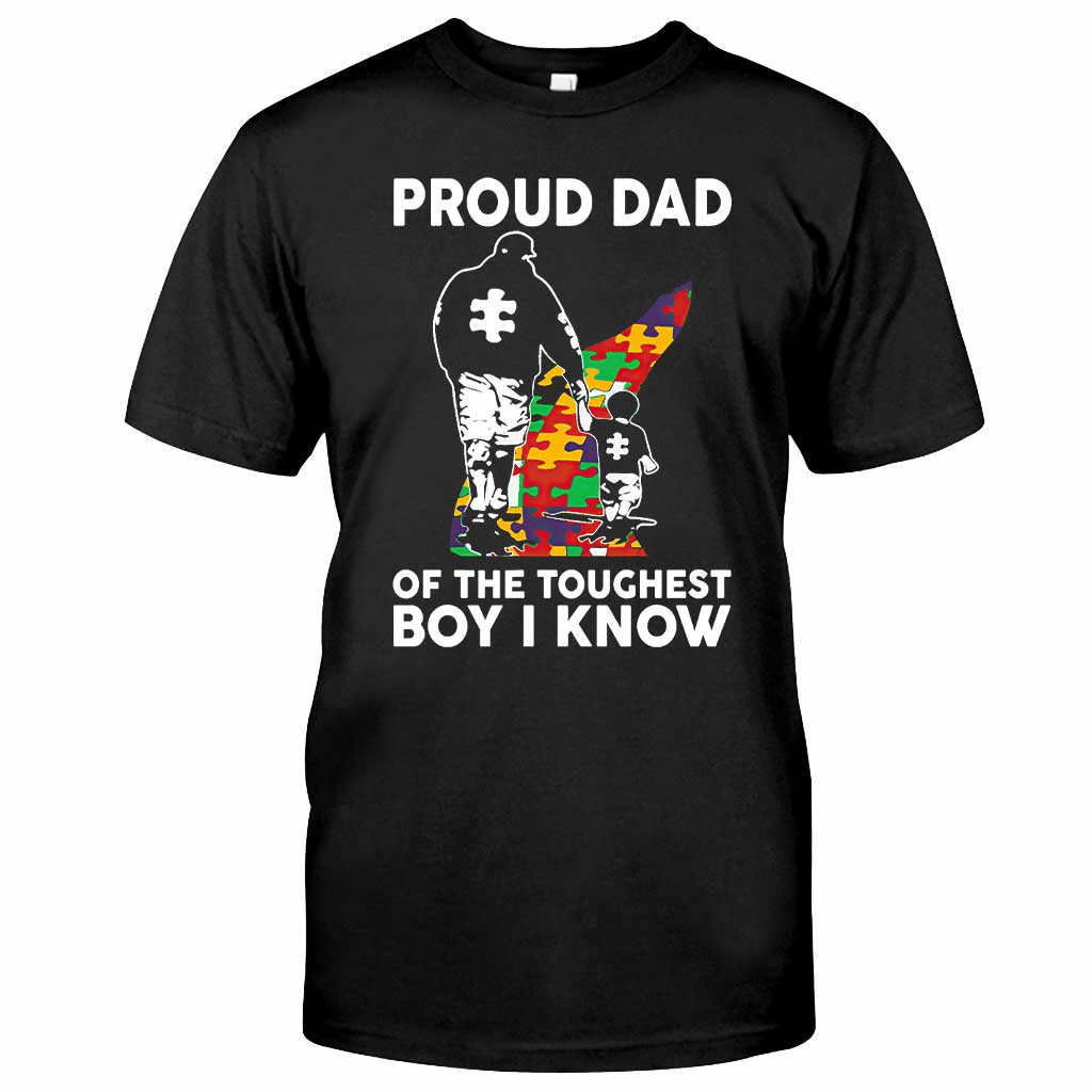 Proud Dad - Autism Awareness T-shirt And Hoodie 062021