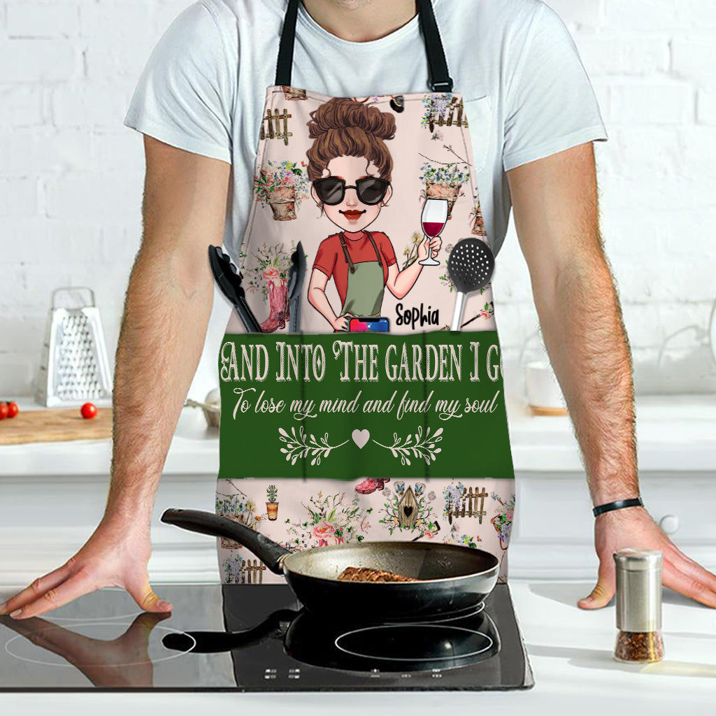 And Into The Garden I Go - Personalized Gardening Apron