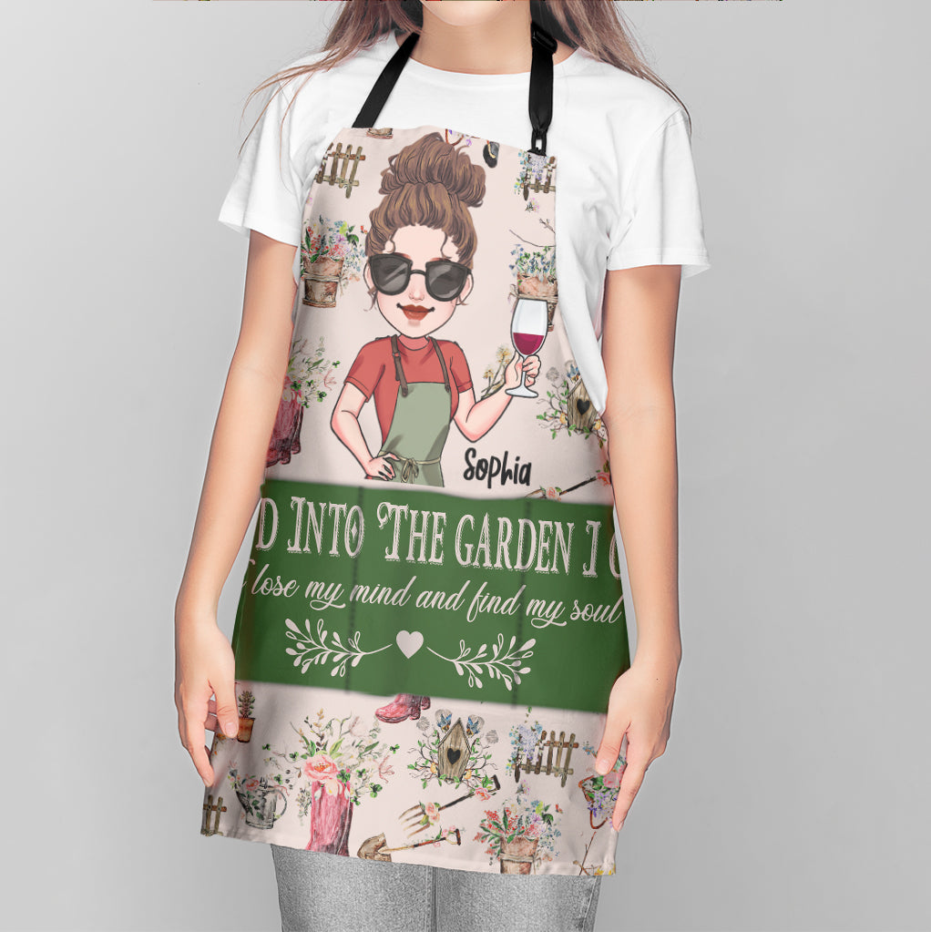 And Into The Garden I Go - Personalized Gardening Apron