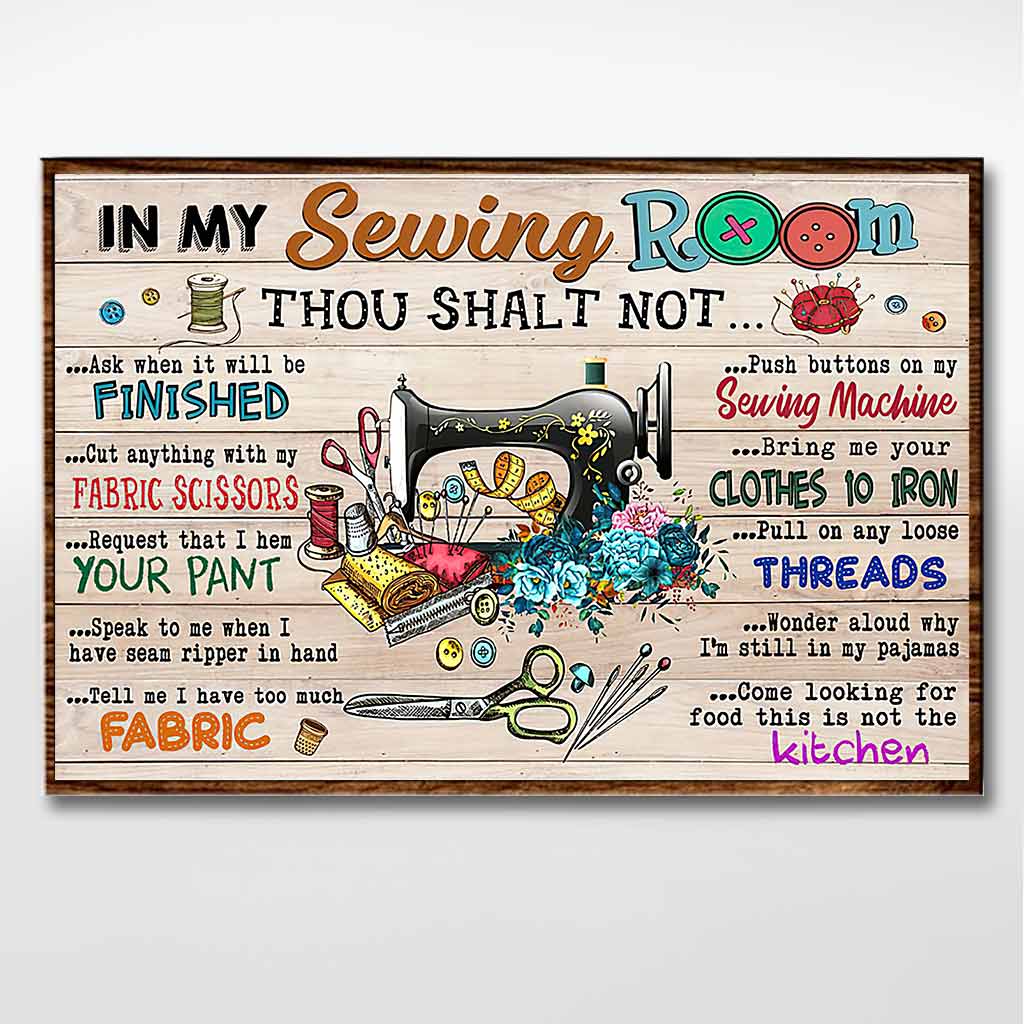 Into My Sewing Room - Sewing Poster 072021