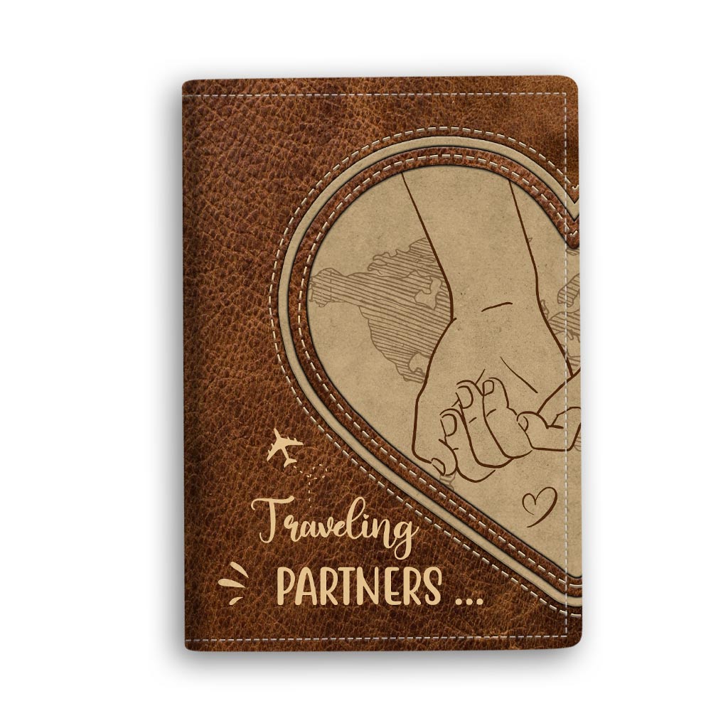 Travel Partners For Life - Personalized Couple Passport Holder