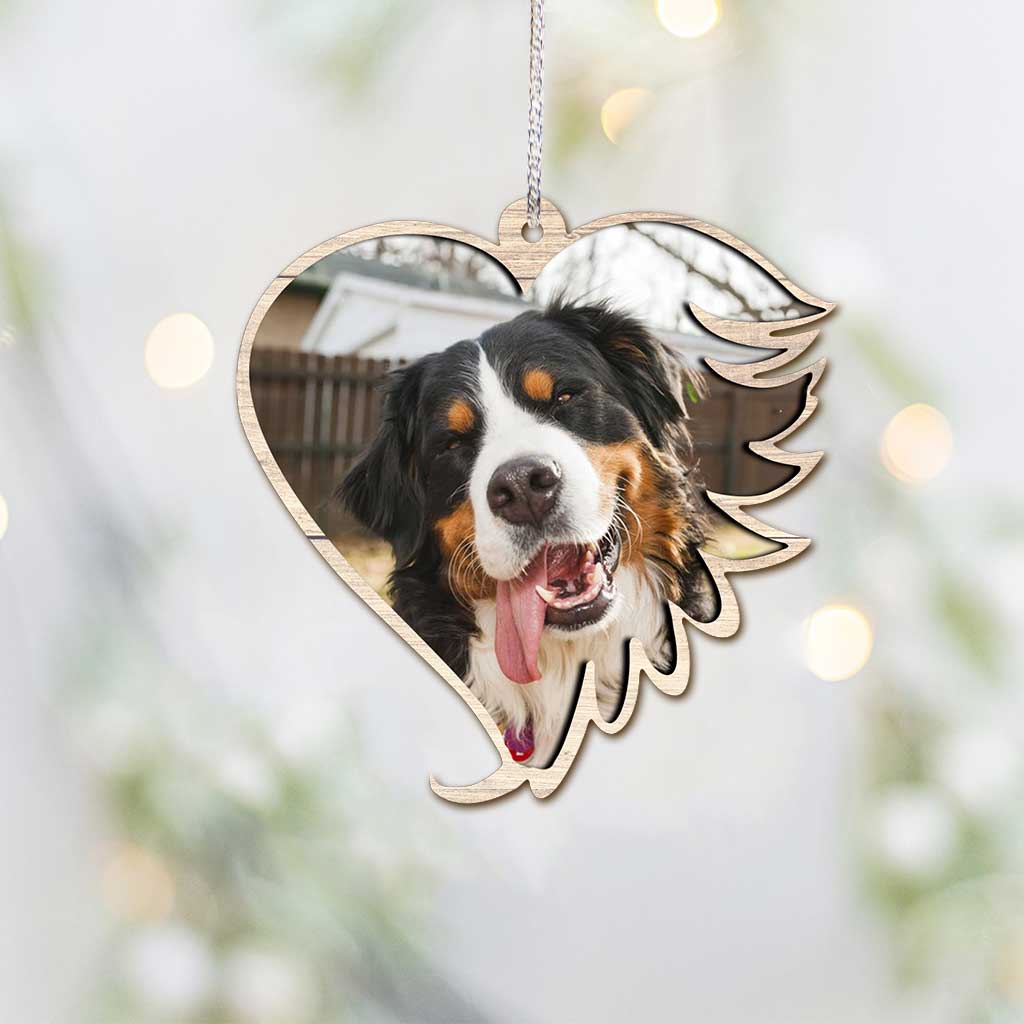 Your Paws Were Ready But Our Hearts Were Not - Personalized Christmas Dog Ornament (Printed On Both Sides)