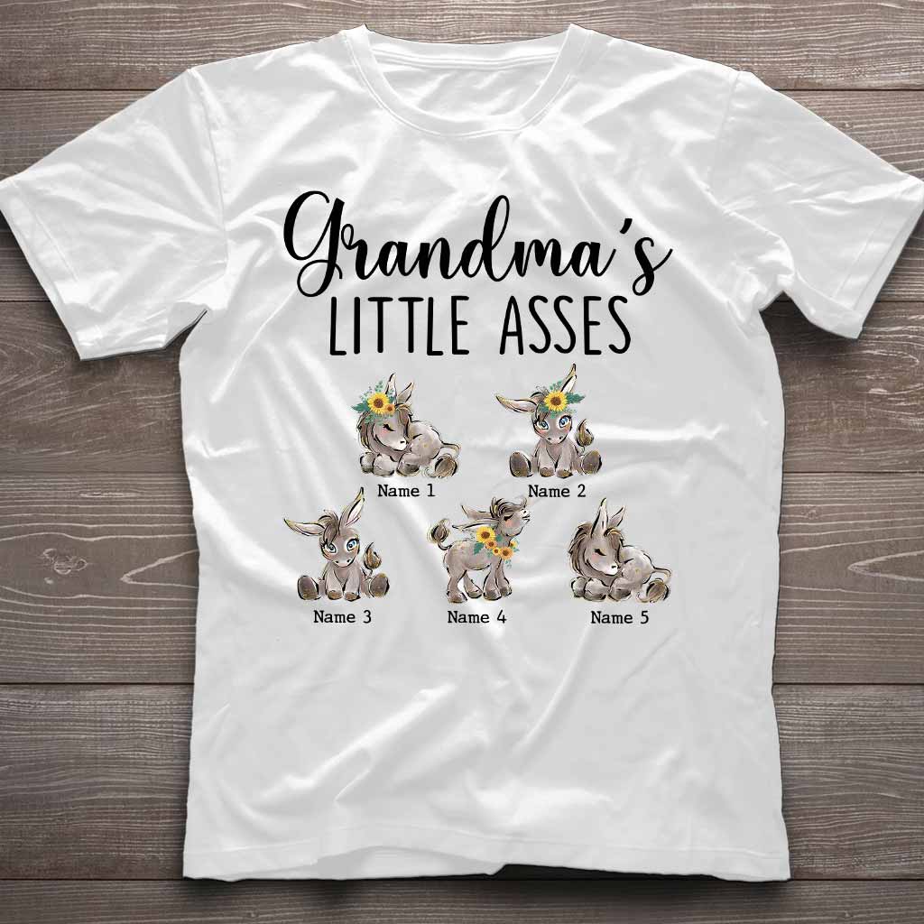 Grandma's Little Cuties - Personalized Mother's Day Grandma T-shirt and Hoodie