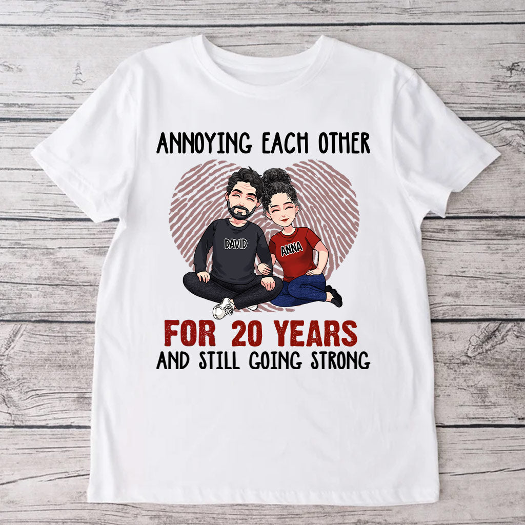 Annoying Each Other For Many Years - Personalized Husband And Wife T-shirt and Hoodie