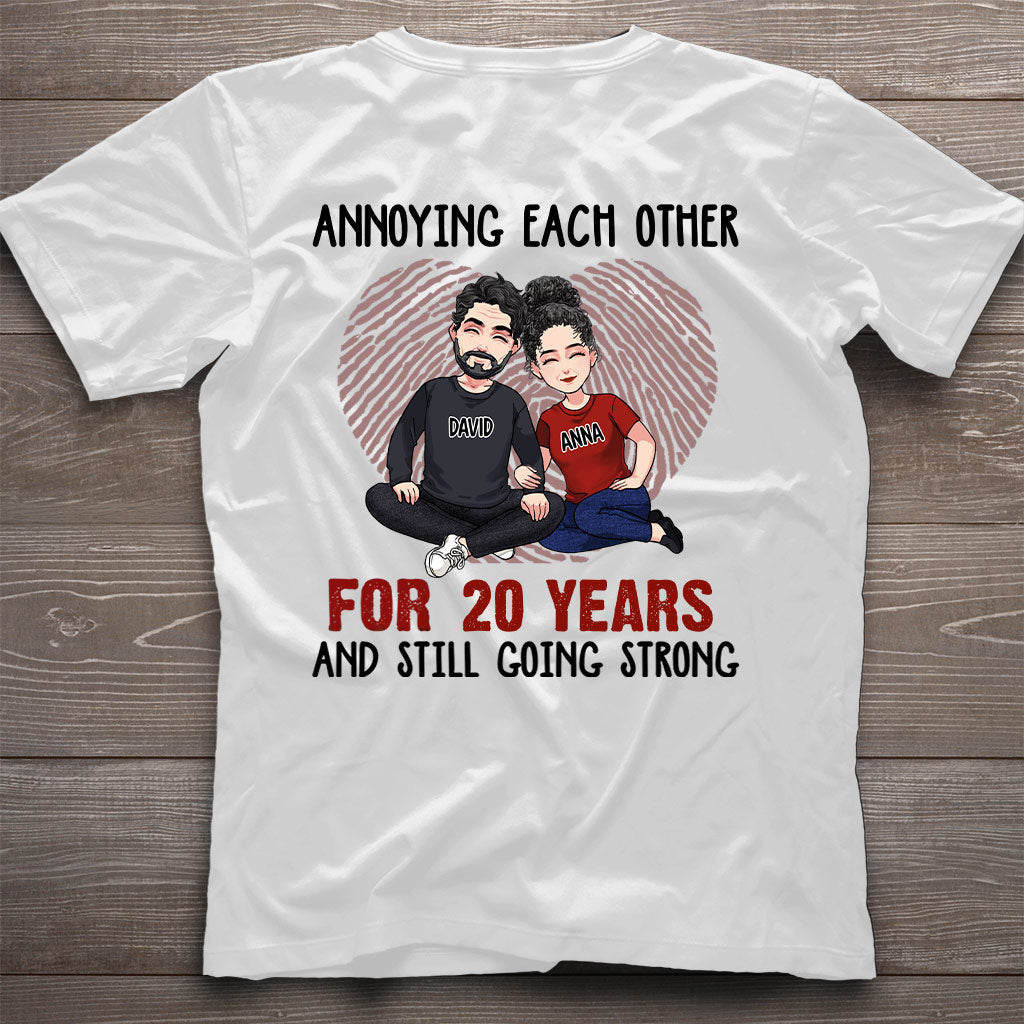 Annoying Each Other For Many Years - Personalized Husband And Wife T-shirt and Hoodie