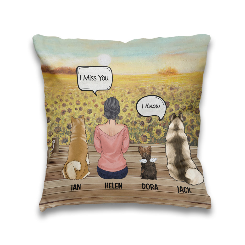 Still Talk About You - Personalized Dog Throw Pillow